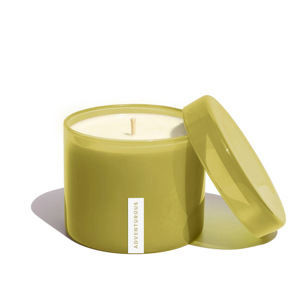 Adventurous | 16oz Soy Candle - Reusable Green Container