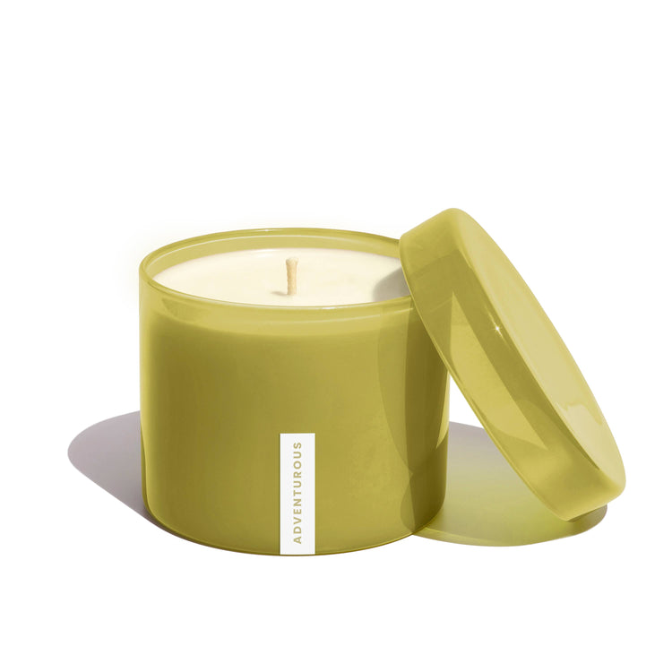 Adventurous | 16oz Soy Candle - Reusable Green Container