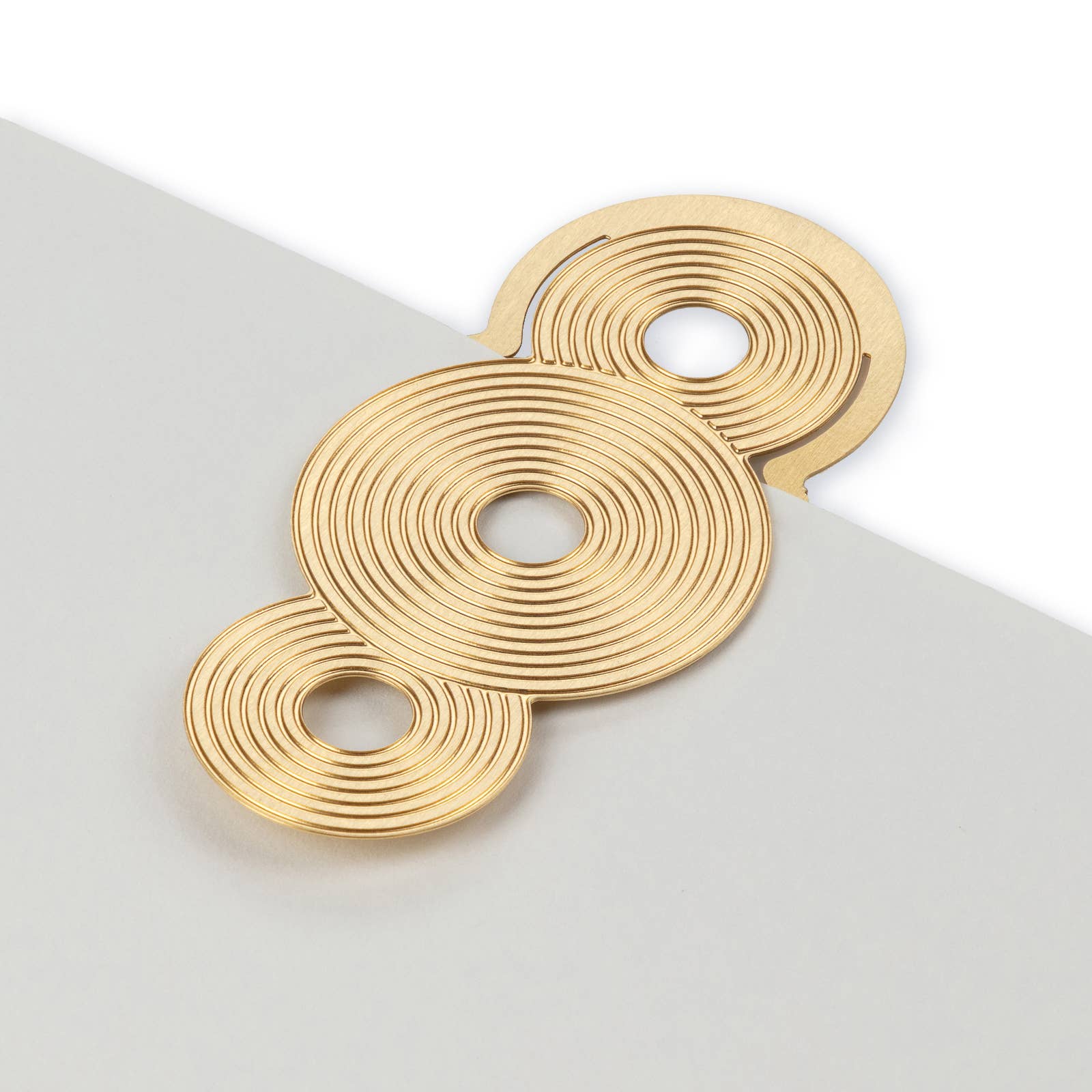 Brass Bookmark - Circlets