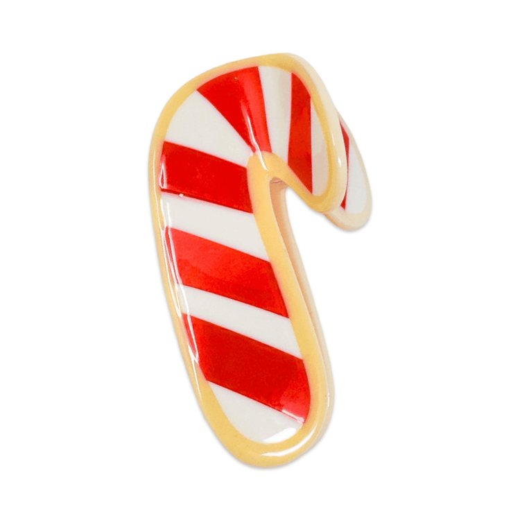 Candy Cane Holiday Midi Claw Clip