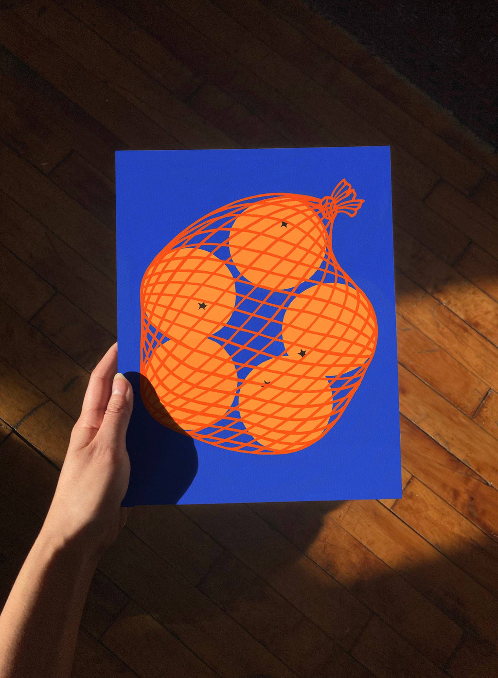 Oranges Print: 8x10 Inches