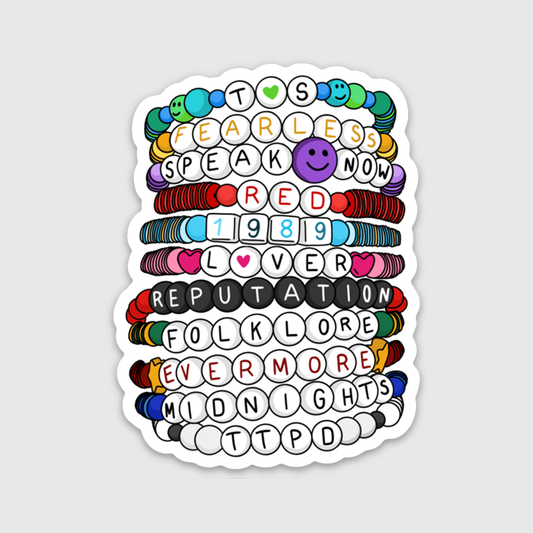 Taylor Swift Eras Friendship Bracelets Sticker