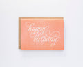 Happy Birthday Pinstripe Card