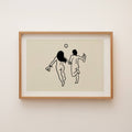 Wine Lovers Minimal Art Print: 8x10
