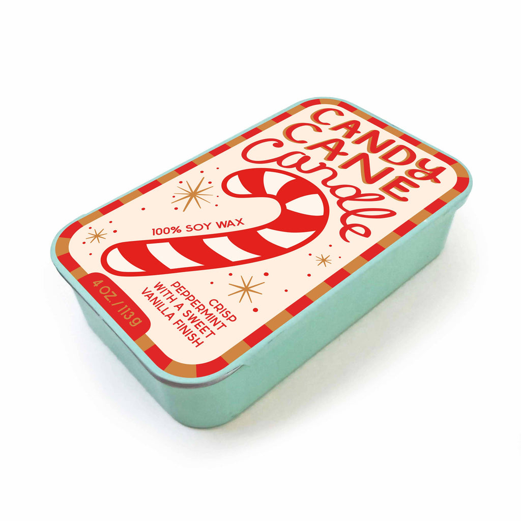 Candy Cane Candle