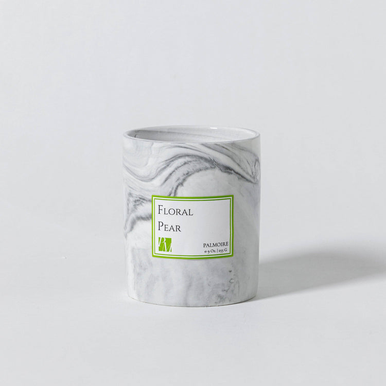 Floral Pear Soy Wax Candle 9 Oz