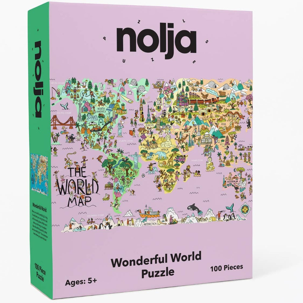 Nolja Wonderful World 100 Piece Jigsaw Puzzle