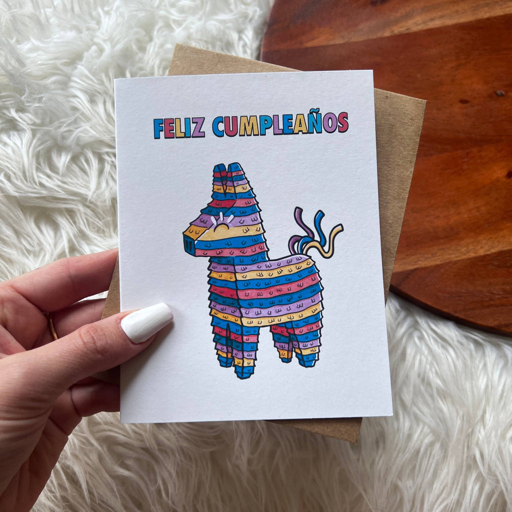 "feliz cumpleaños" Spanish Birthday Card