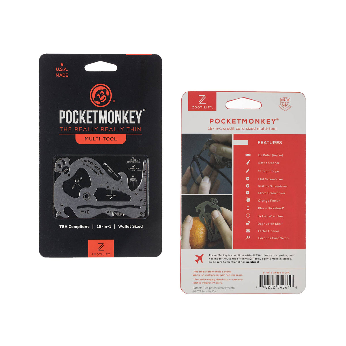 PocketMonkey Wallet-Sized Multitool