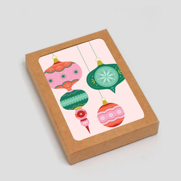Colorful Ornament Design Cards: Boxed Set of 6