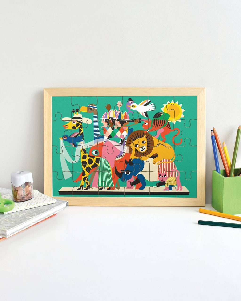 24 Piece Kids Jigsaw Puzzle - Animal Carnival
