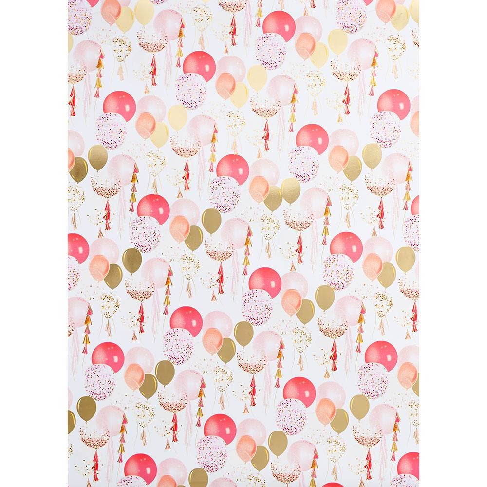 Balloons Stone Wrapping Paper