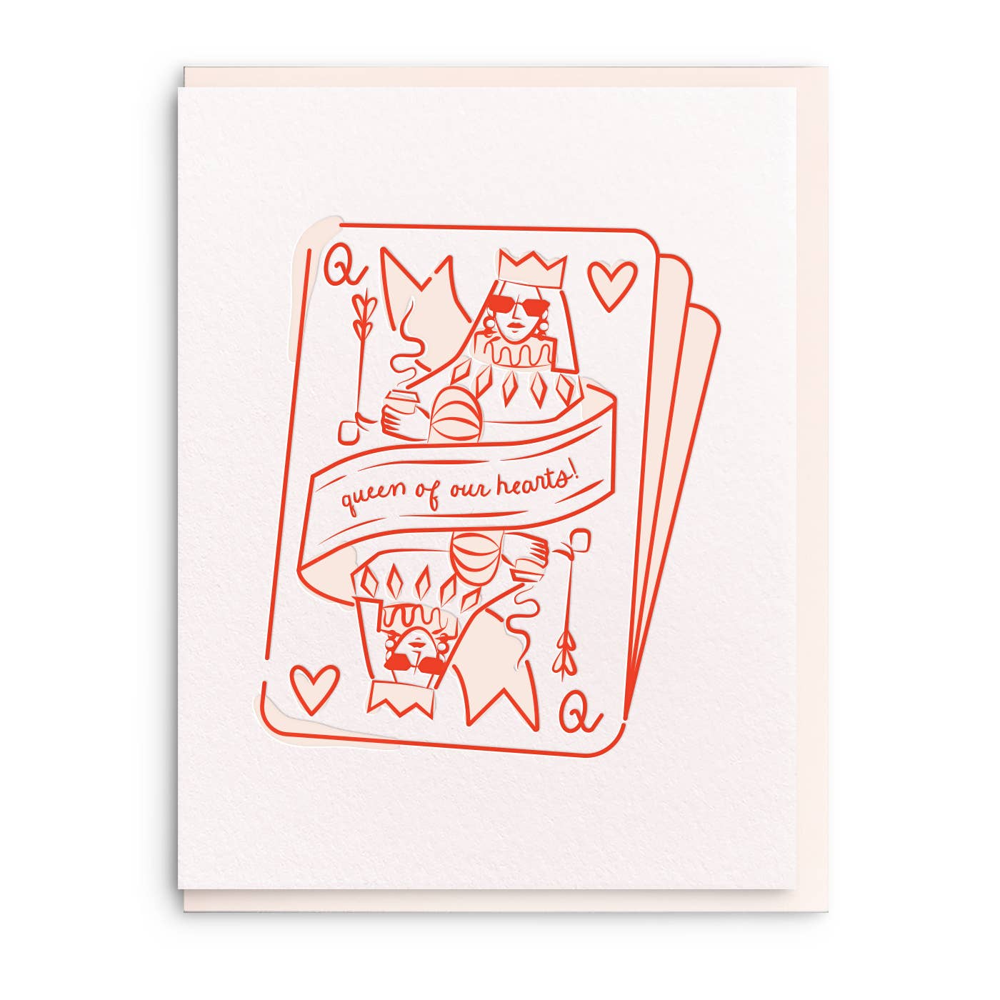 Queen - Letterpress Mother's Day Greeting Card
