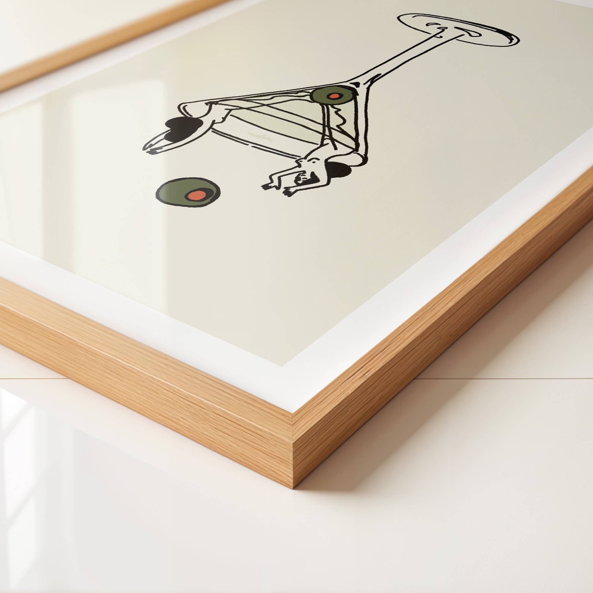 "Martini Girls" Wall Art Print: 8 x 10