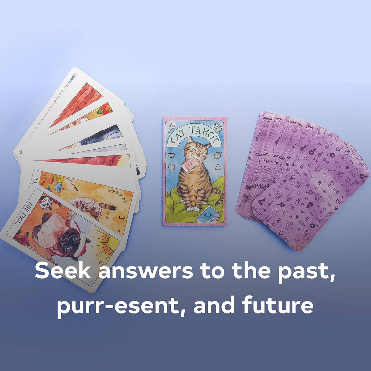 Cat Tarot Deck and Guidebook