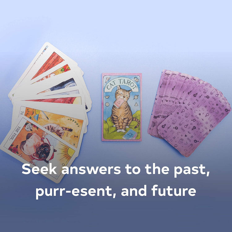 Cat Tarot Deck and Guidebook