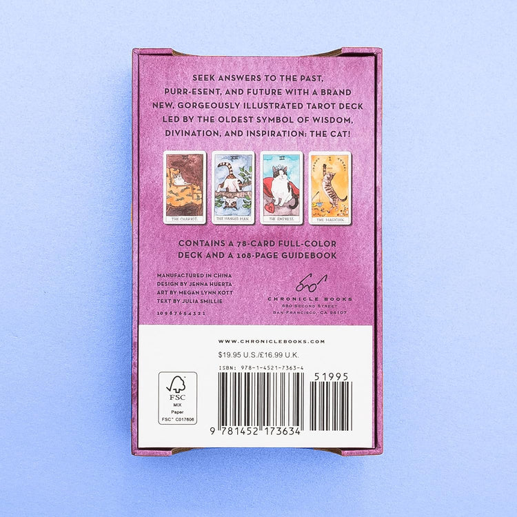 Cat Tarot Deck and Guidebook