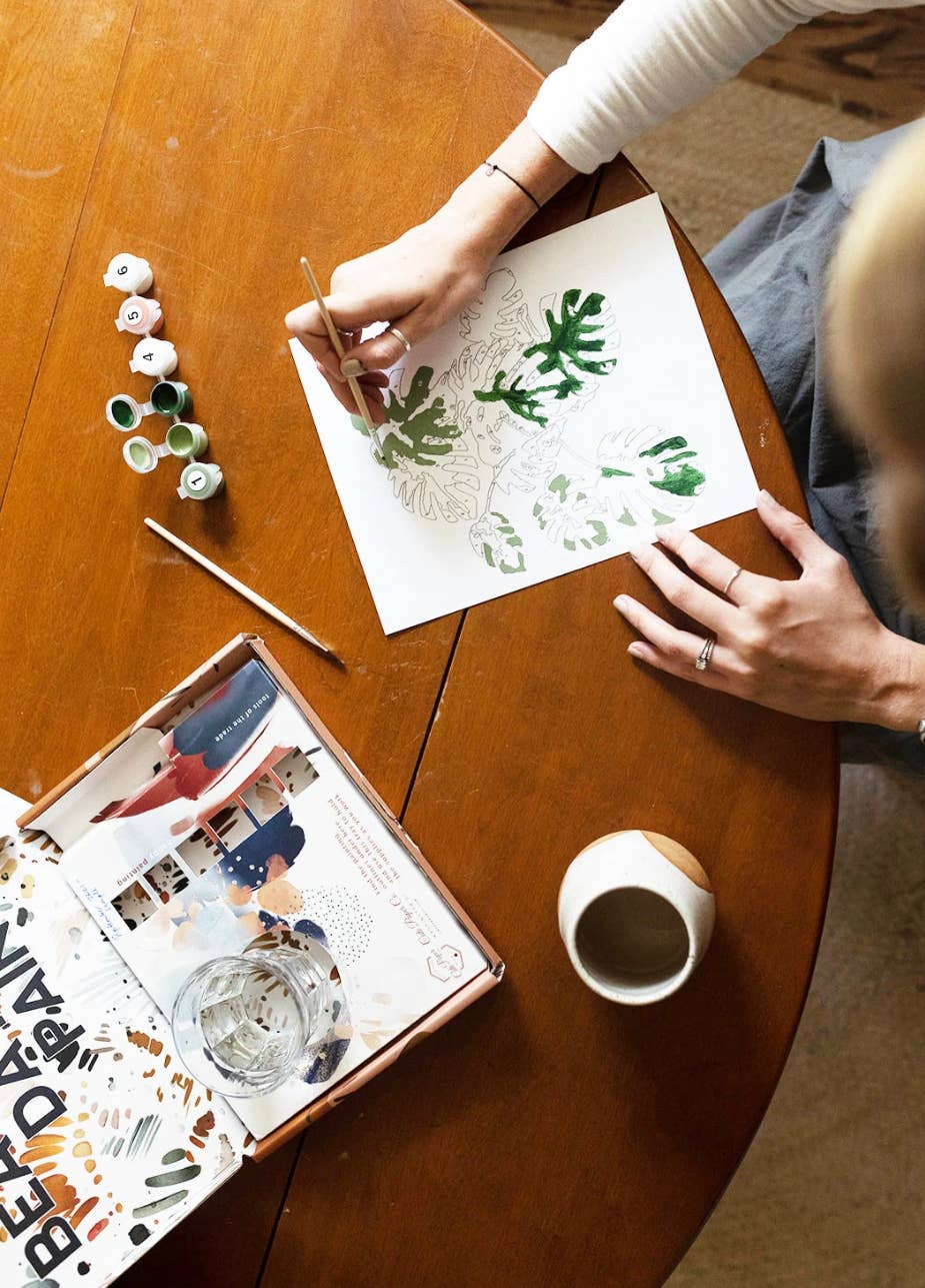 Field of Poppies Paint-By-Numbers kit