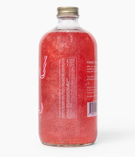 Candy Cane Sparkle Cocktail & Mocktail Mixer, 16 fl oz