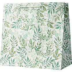 Watercolor Garden Foil Gift Bag: Large