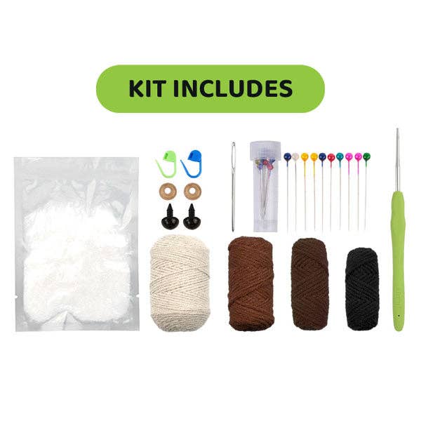 Beginner Crochet Kit - Mystery Pups Blind Bag