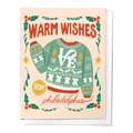 Warm Wishes from Philadelphia Christmas Sweater Greeting Card
