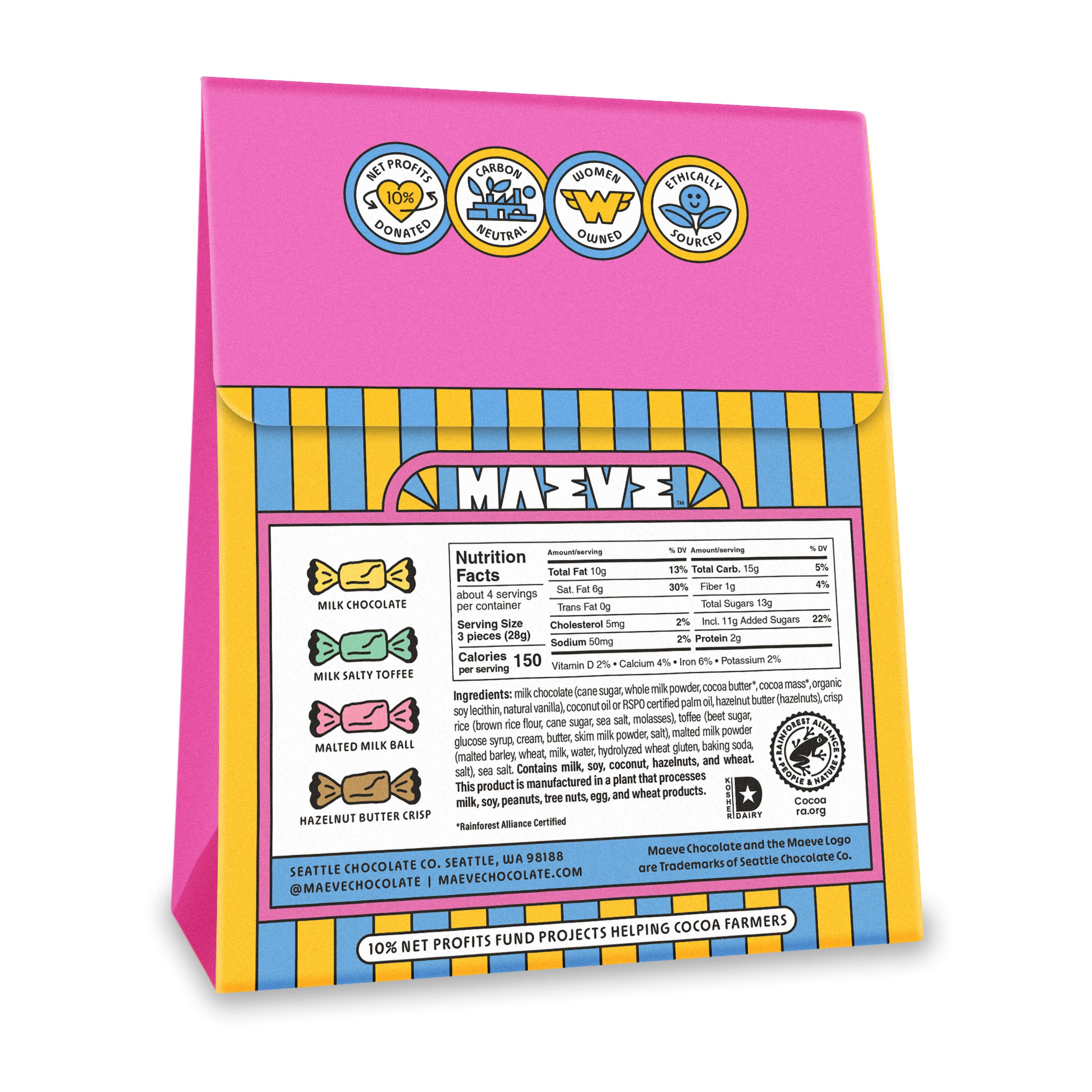 Milk Chocolate Medley Bonbon Box - 4oz