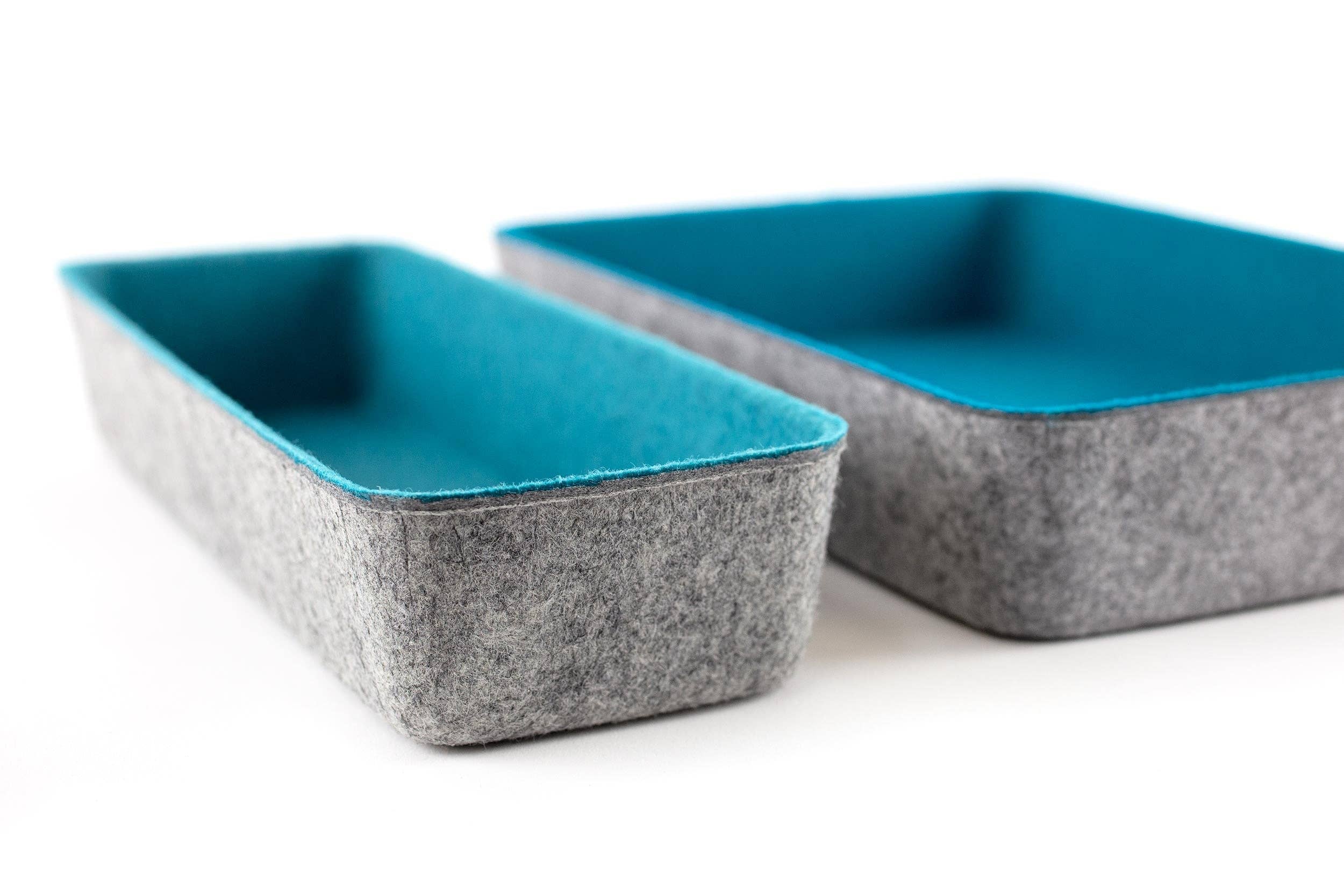 felt·like·it!™ paper tray tapered storage bins: Blue