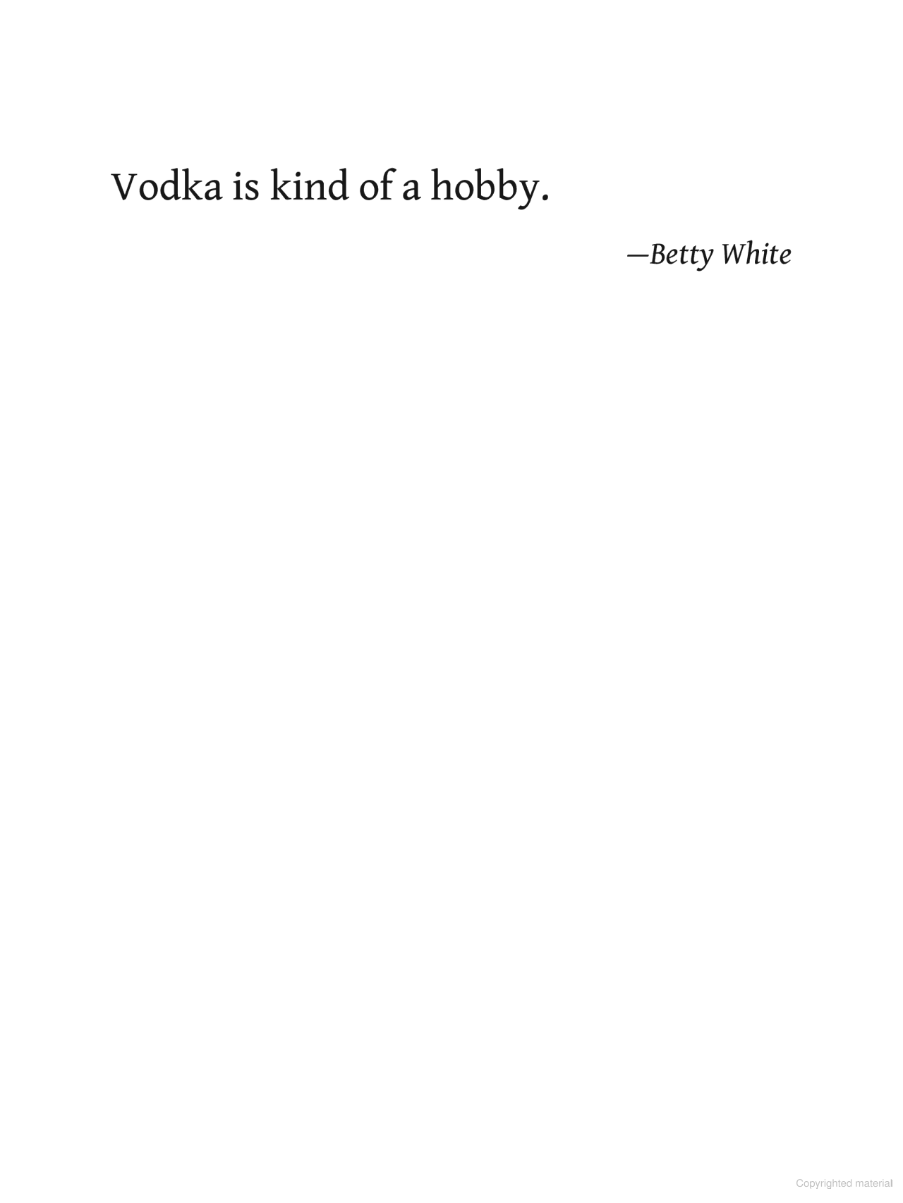 Cocktails for the Apocalypse