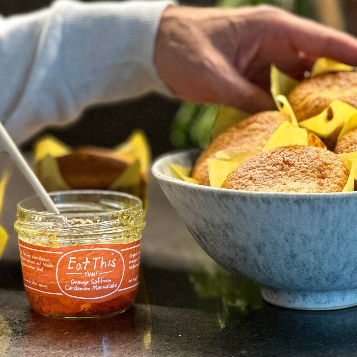 Orange Saffron Cardamom Marmalade : 7 OZ