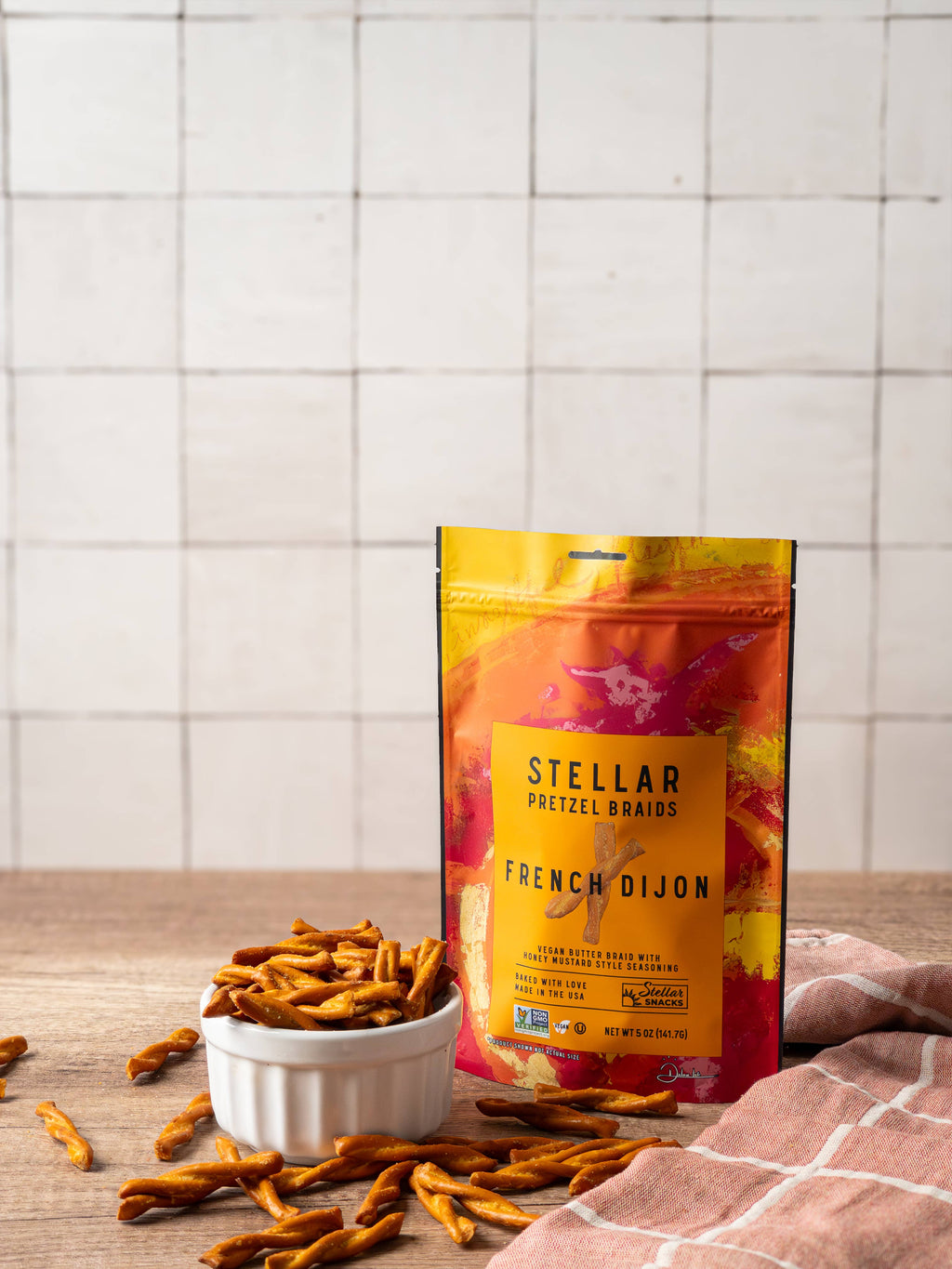 Stellar Pretzel Braids - French Dijon - 5oz