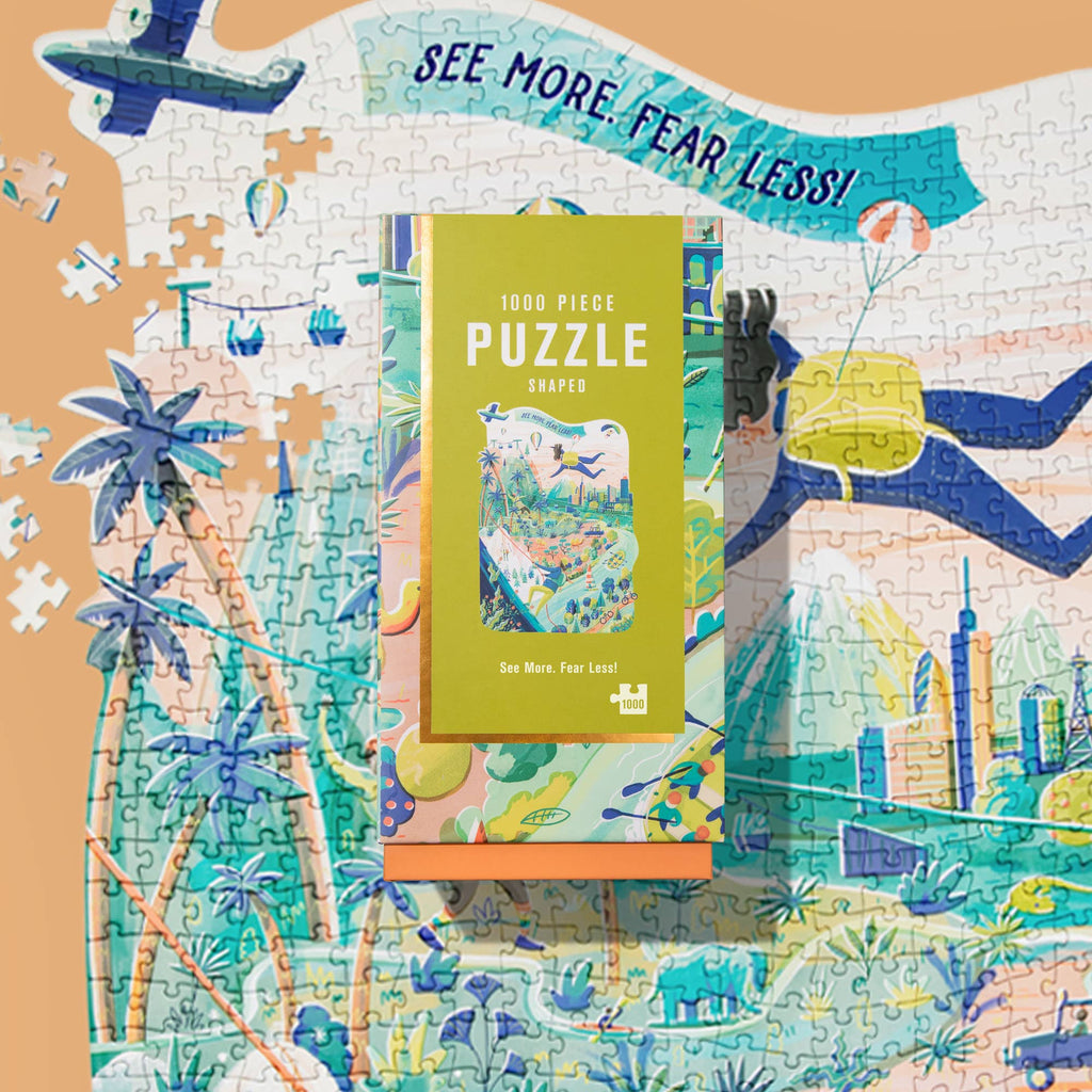 1000 PIECE PUZZLE, See More Fear Less