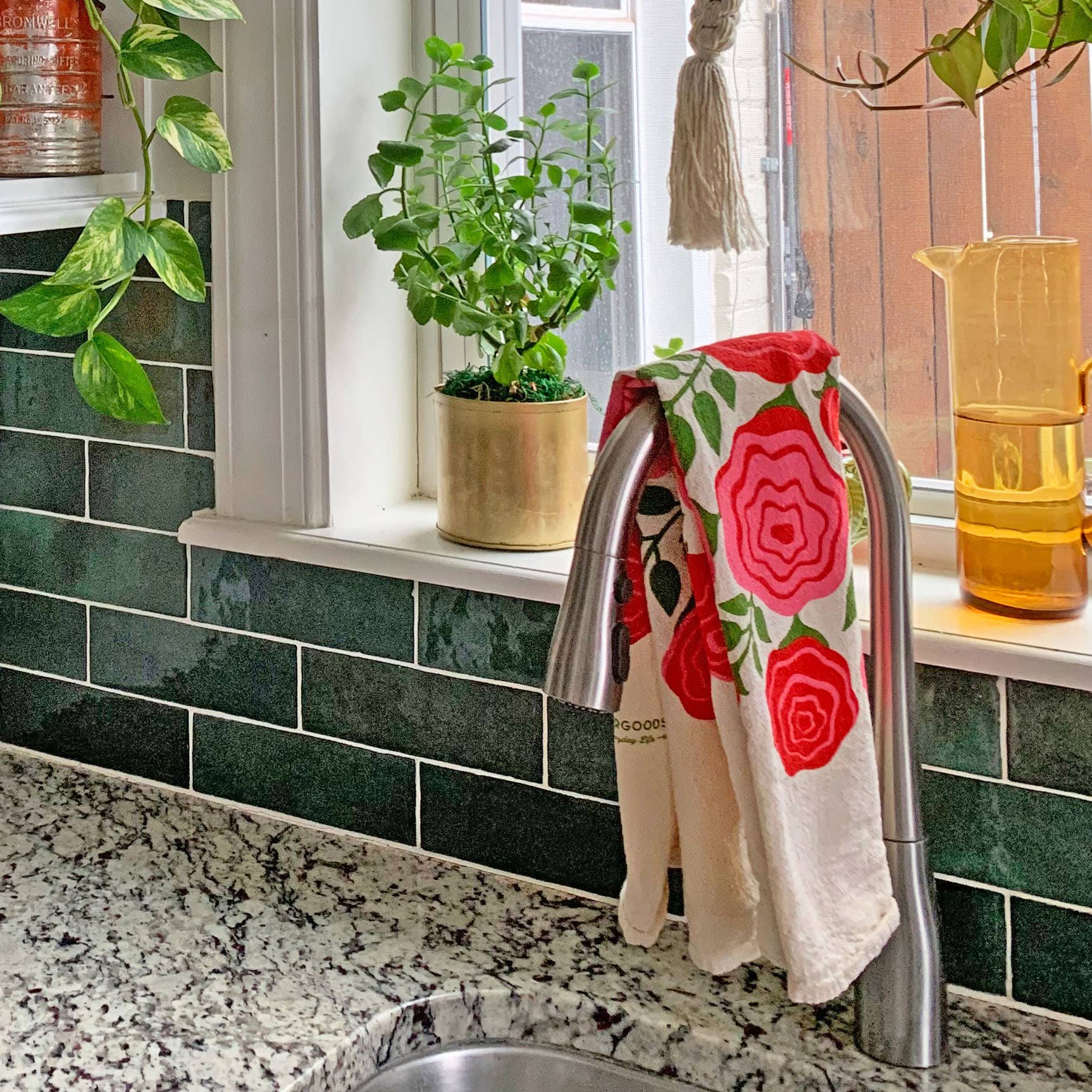 Rose Tea Towel