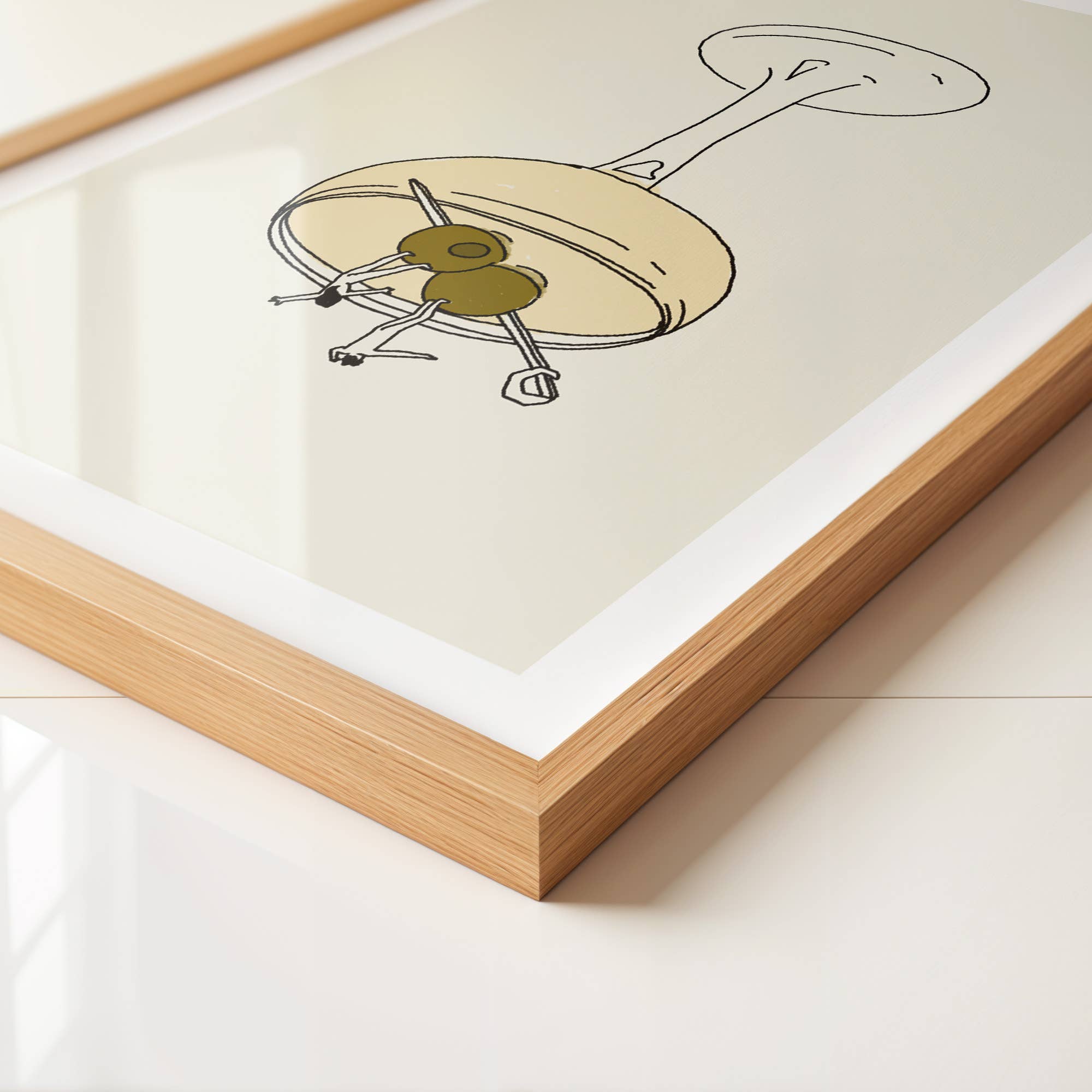 Classic Cocktail Wall Art: 11x14