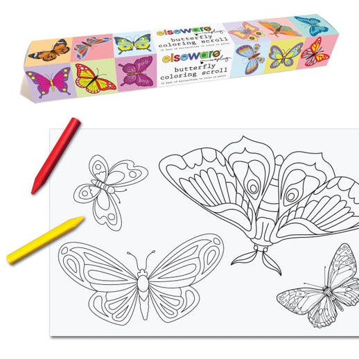 Coloring Scrolls - Butterfly