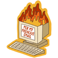 Per My Previous Email Vinyl Sticker