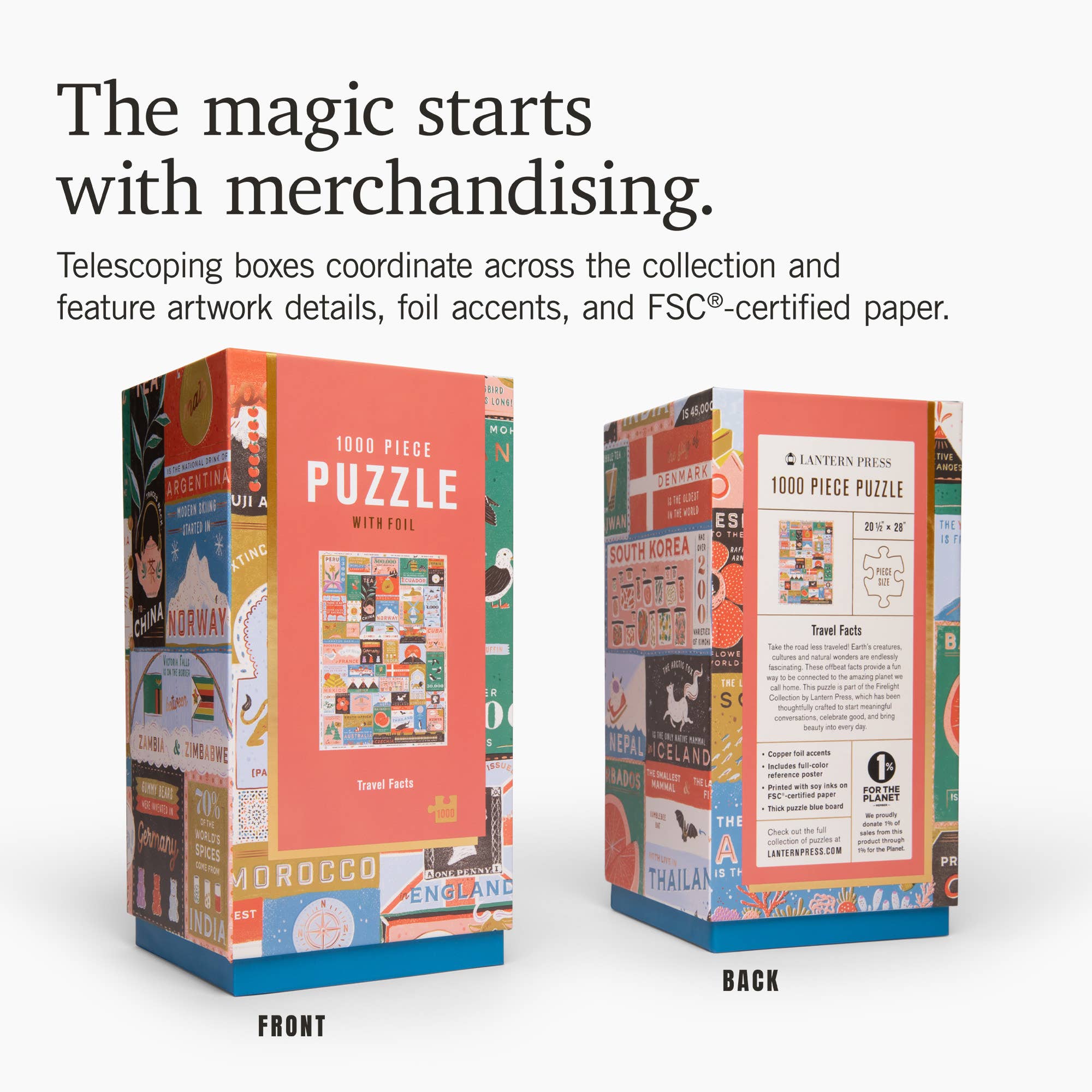 1000 PIECE PUZZLE, Travel Facts