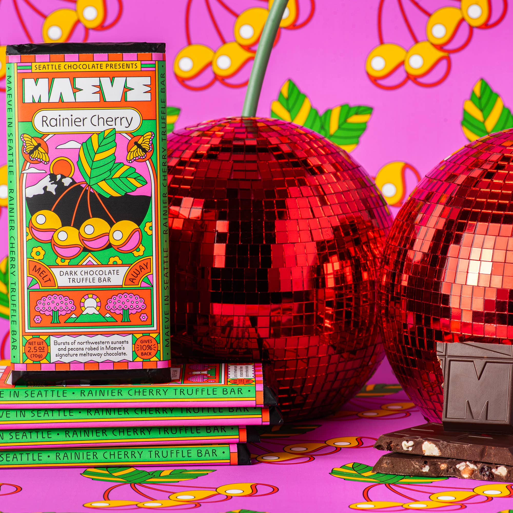 Rainier Cherry Truffle Bar