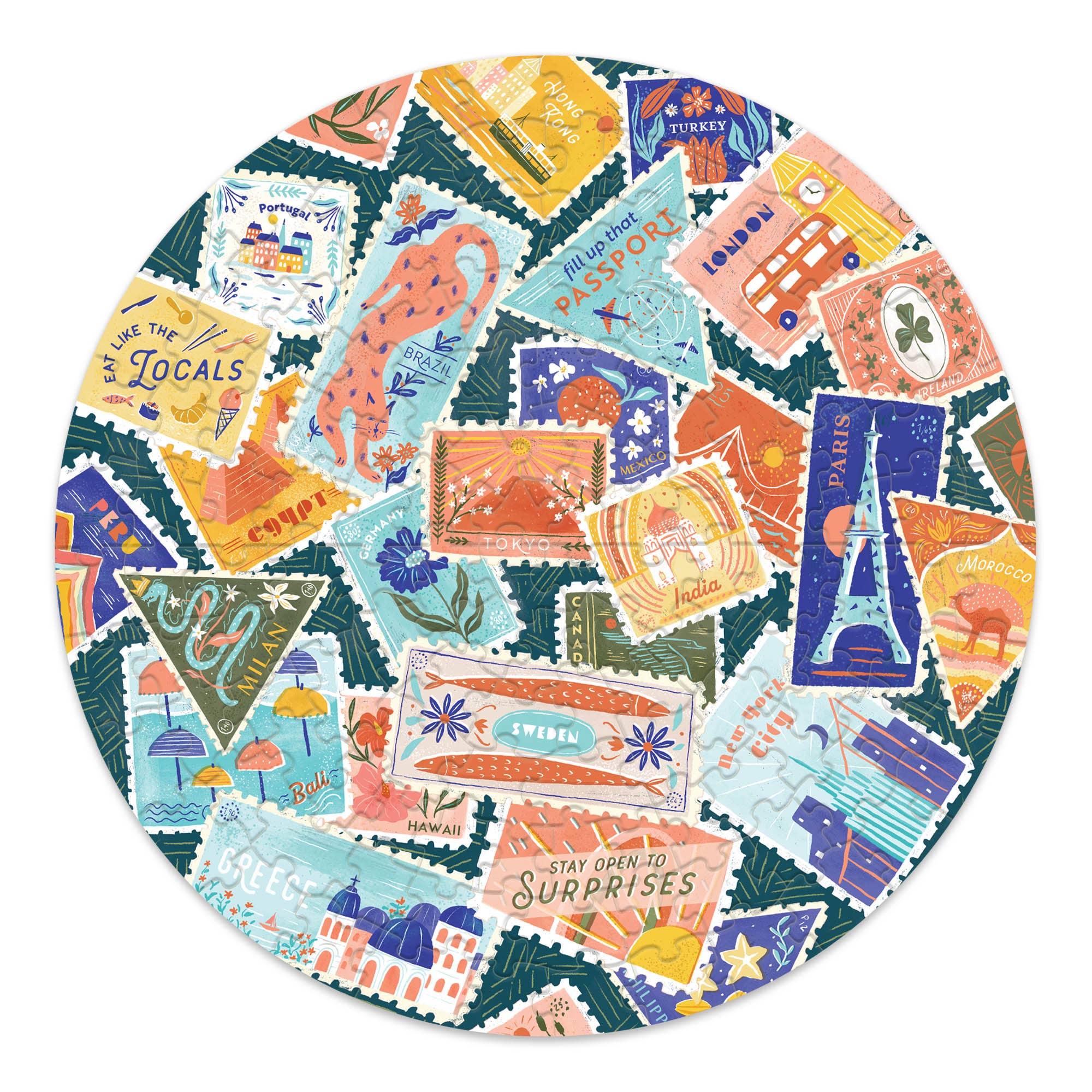 MINI JIGSAW PUZZLE, Well Traveled