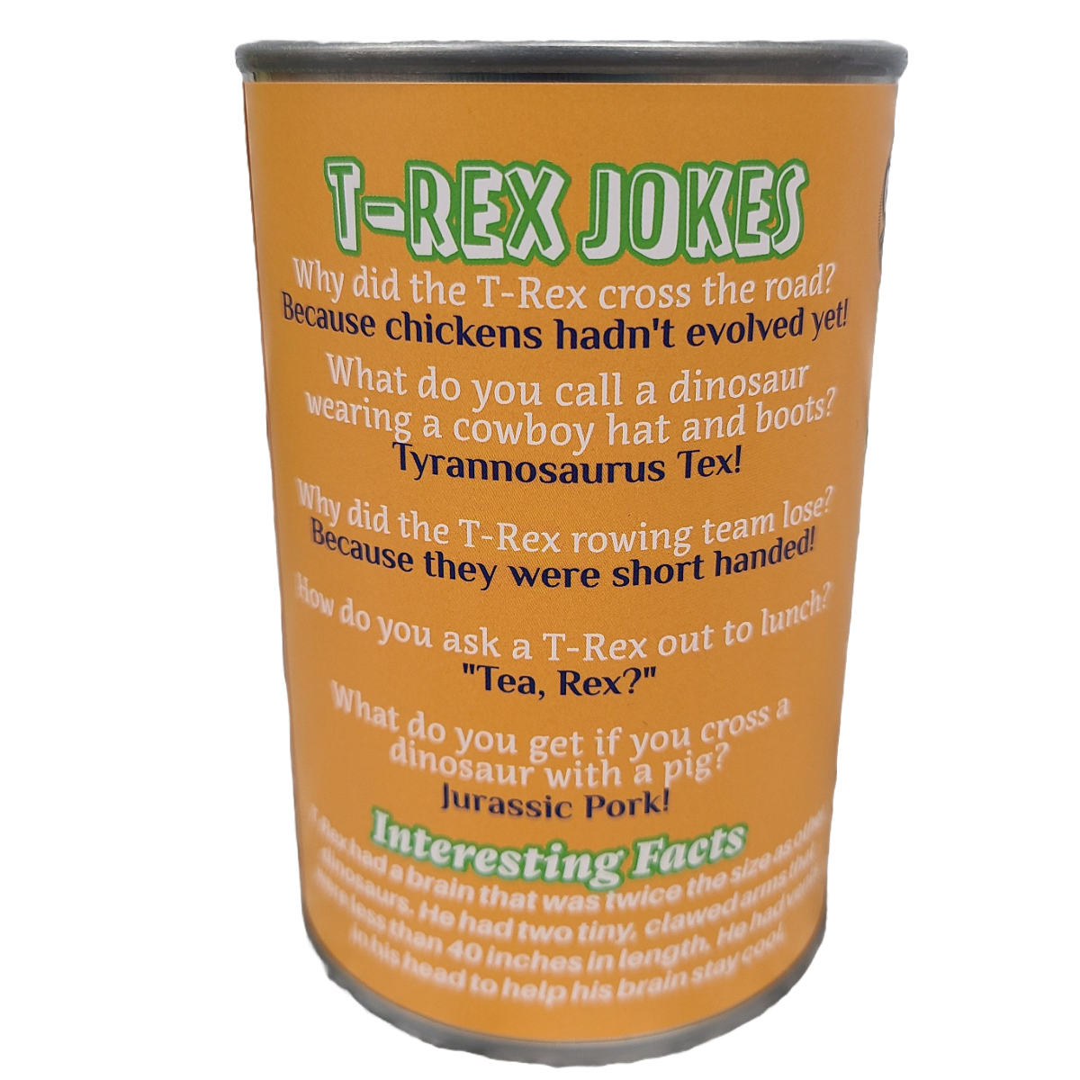 Rumble the Canned T-Rex Dinosaur | Plush w/Funny Jokes