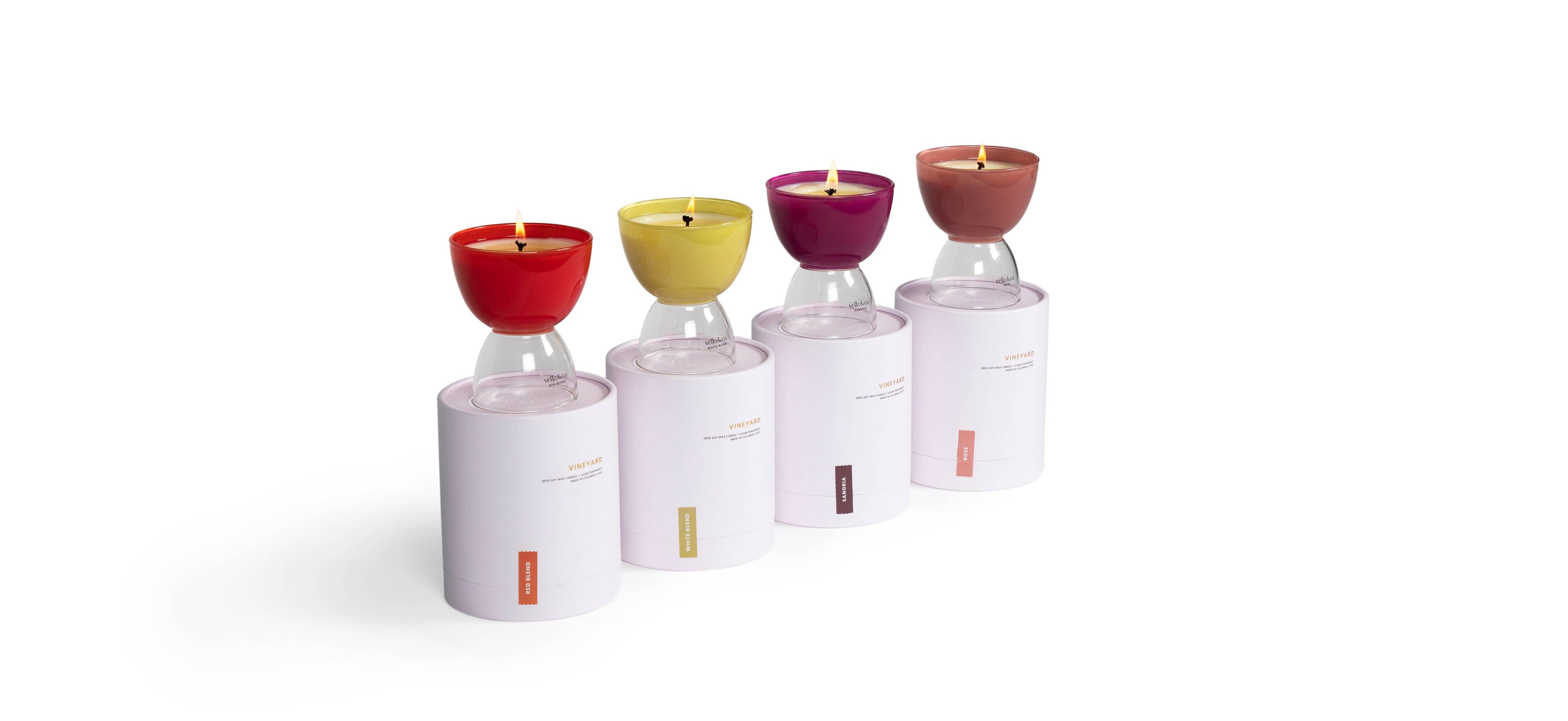 White Blend – Wine-Inspired Soy Candle in Reusable Glass