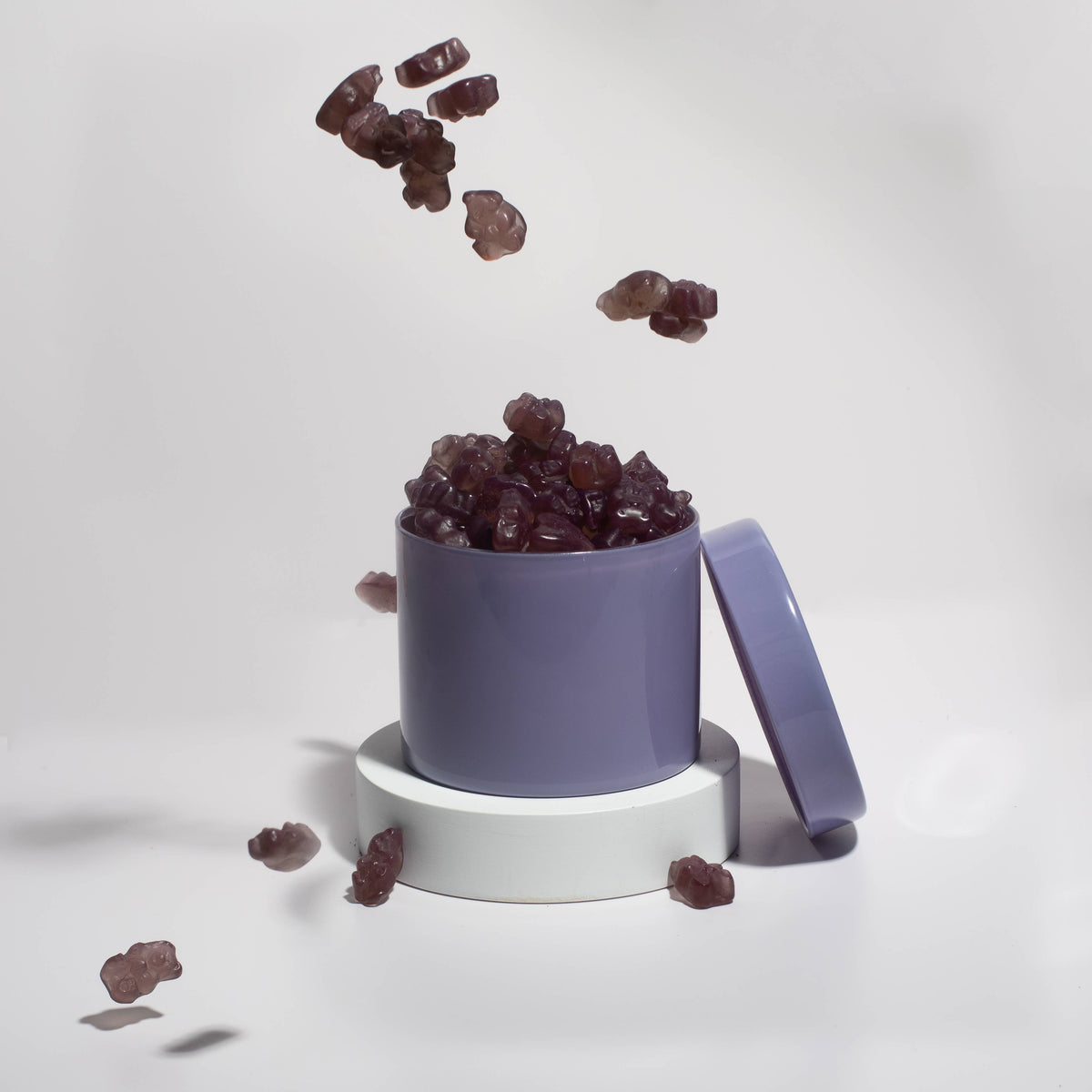 Mellow | 16oz Soy Candle - Reusable Purple Container