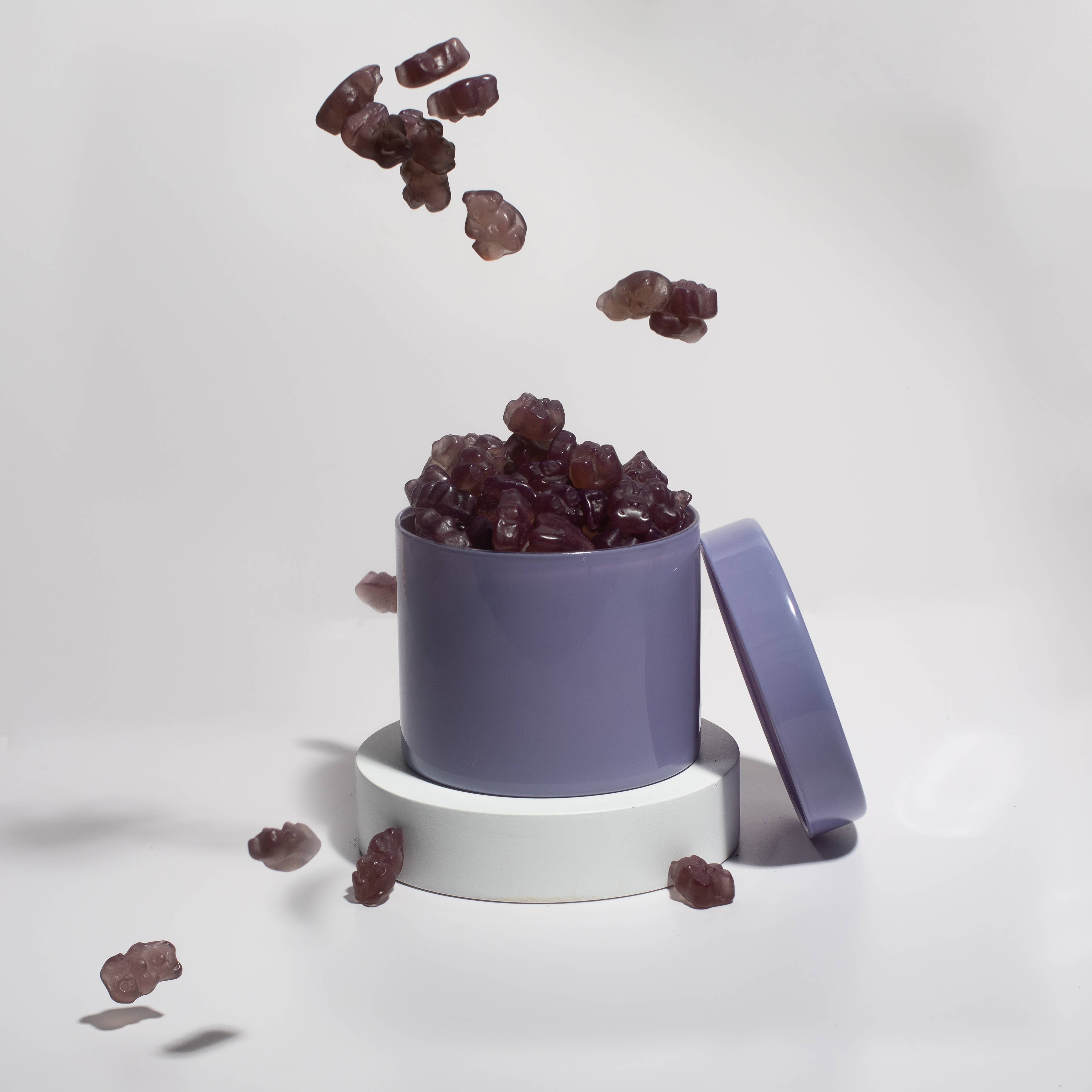 Mellow | 16oz Soy Candle - Reusable Purple Container