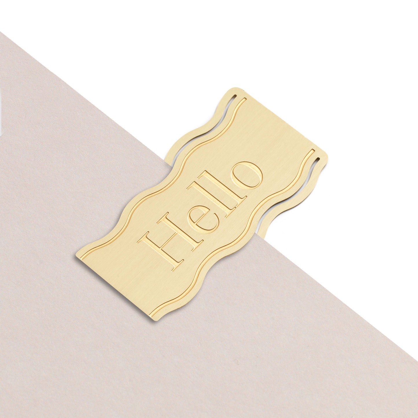 Hello Metal Bookmark