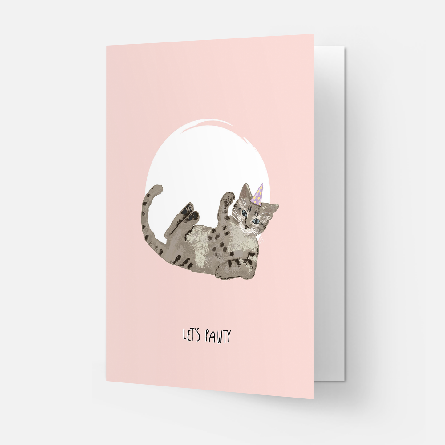 Pawty greeting card