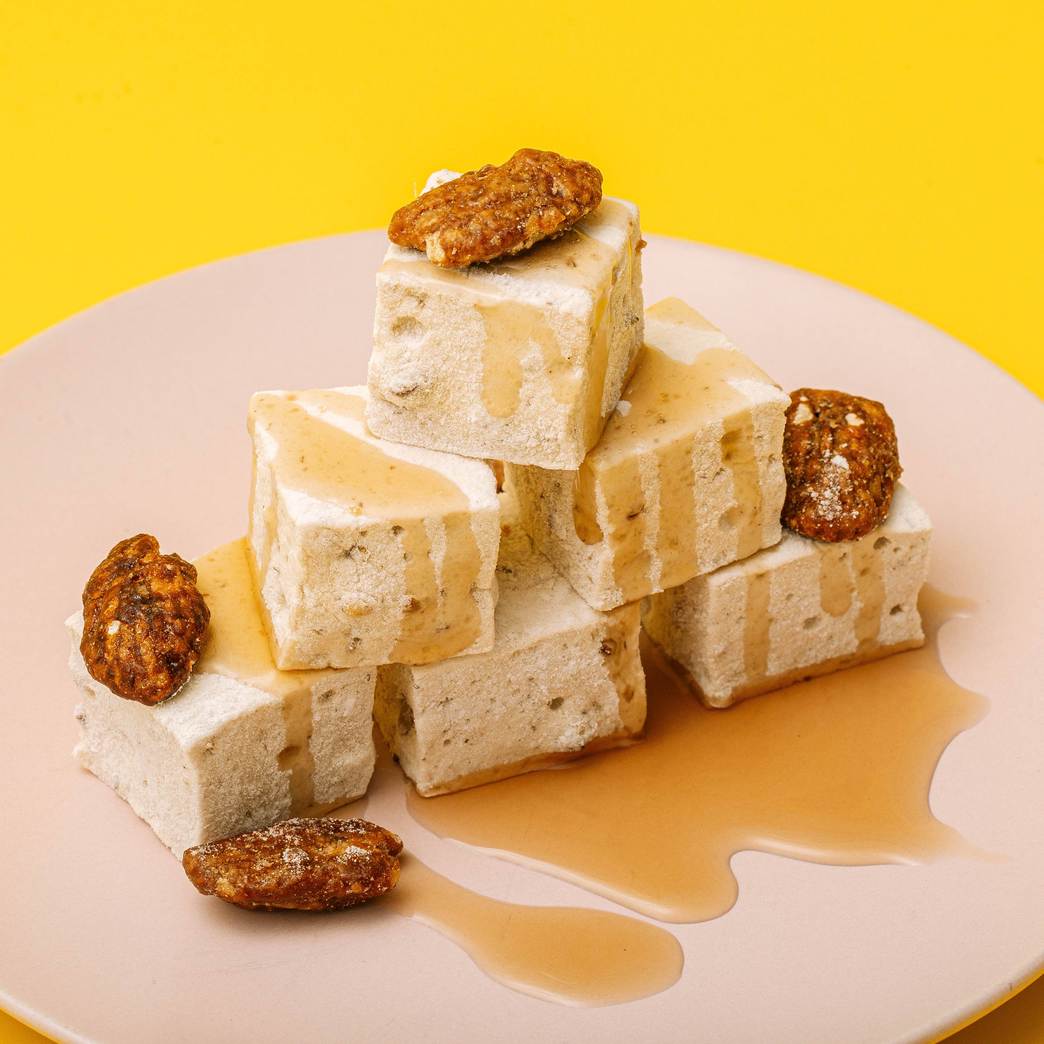 Maple Pecan Marshmallows / Gluten Free / Fall Candy / No Dye