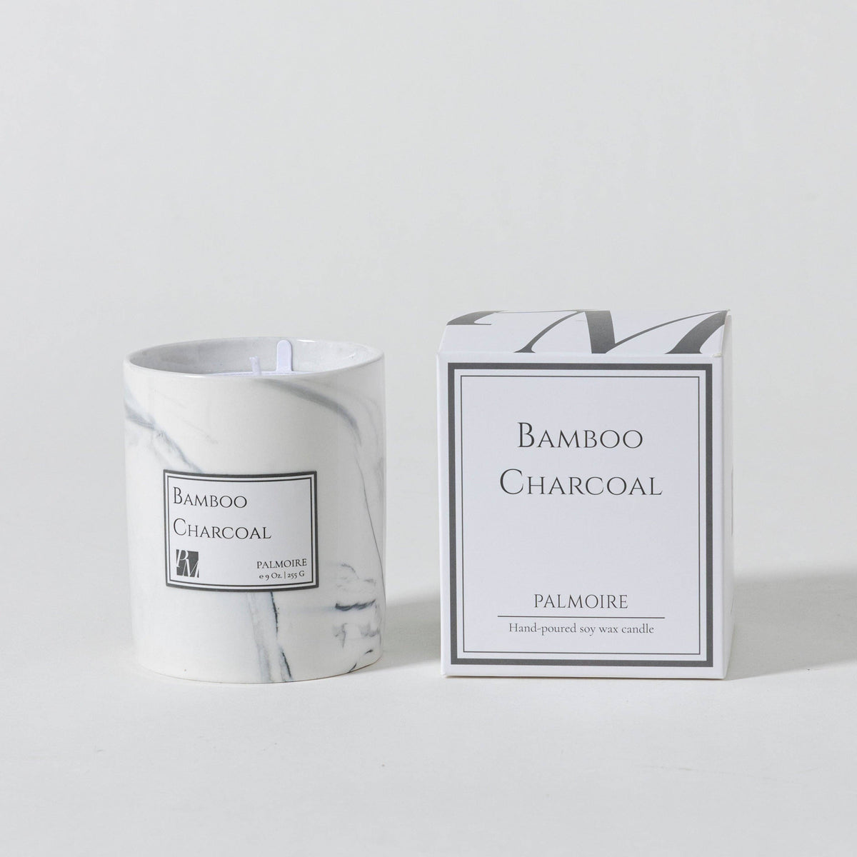 Bamboo Charcoal Soy Wax Candle 9 Oz