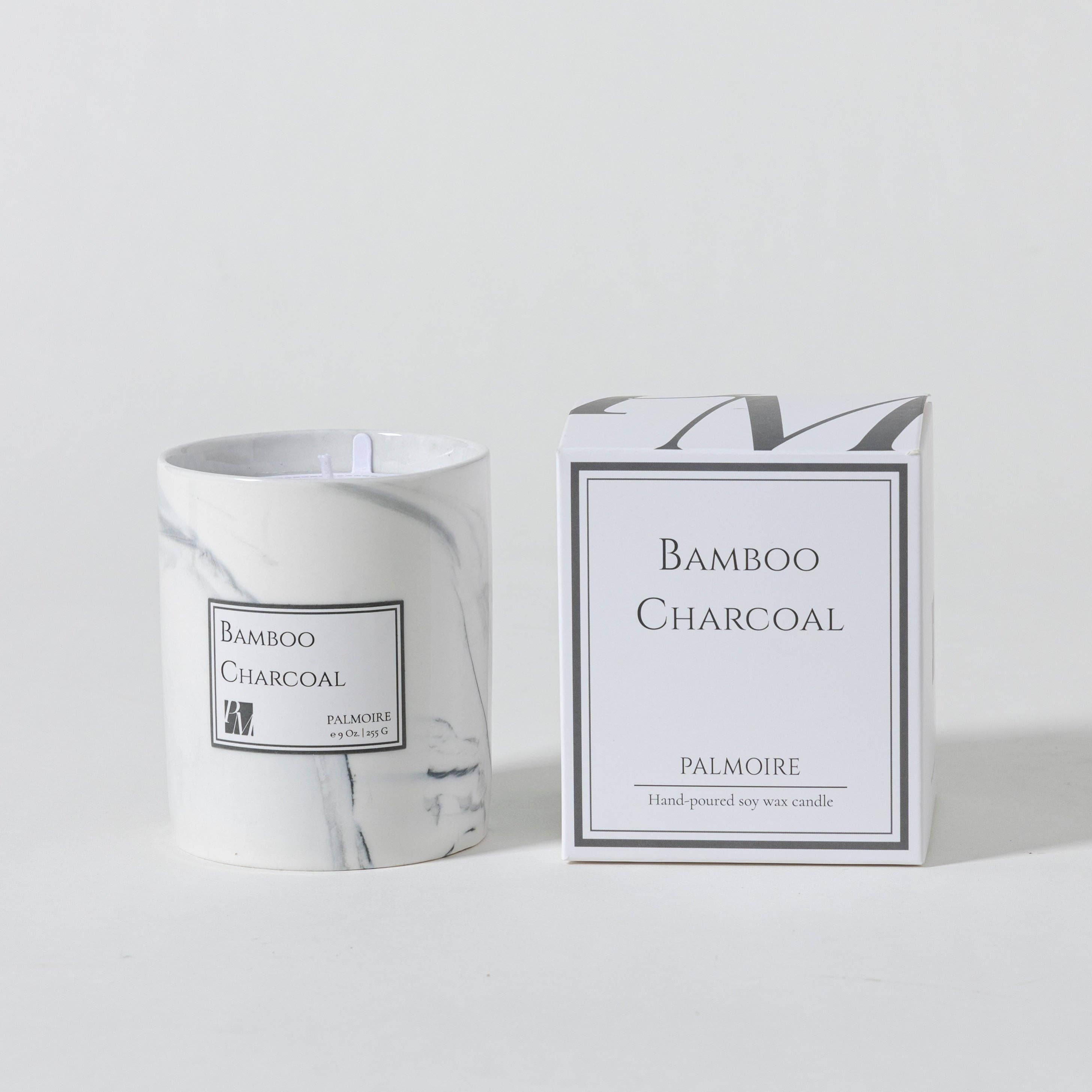 Bamboo Charcoal Soy Wax Candle 9 Oz