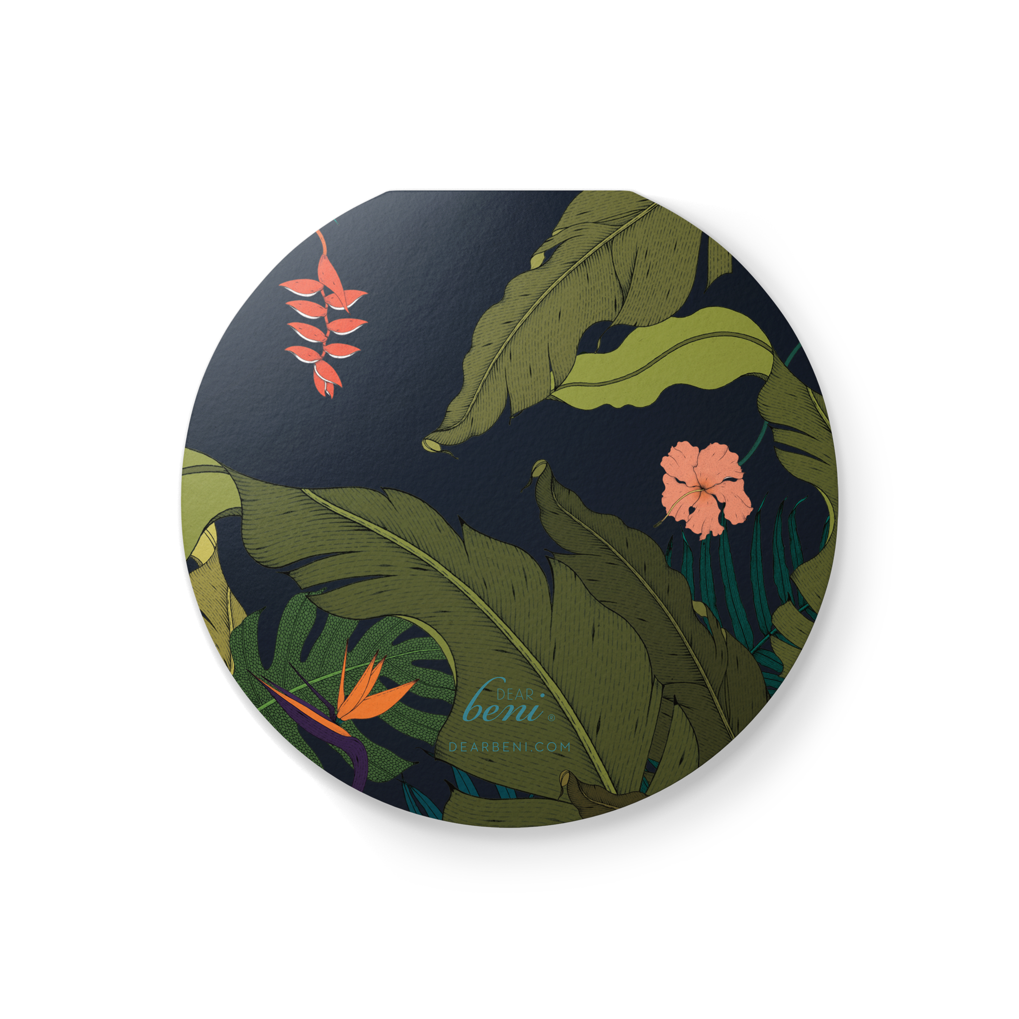 Midnight Tropics Clamshell Card