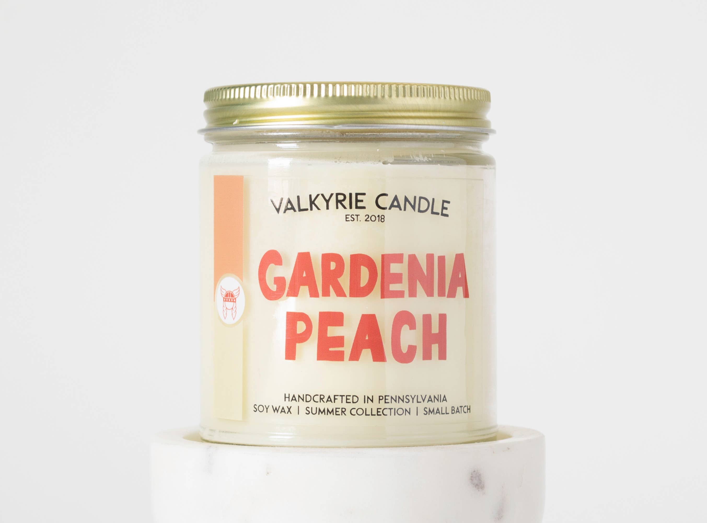 Gardenia Peach Candle | Summer Collection